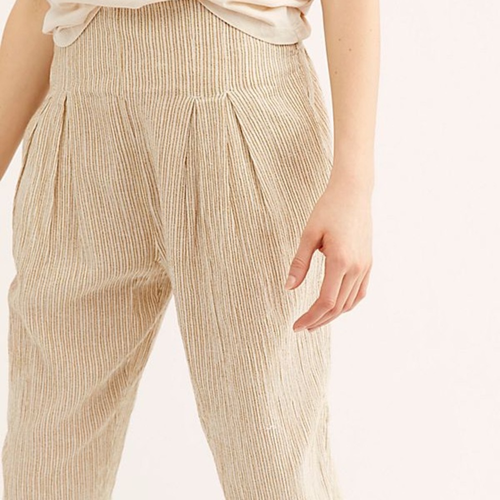 Free People See You Again Smocked Beach Pants